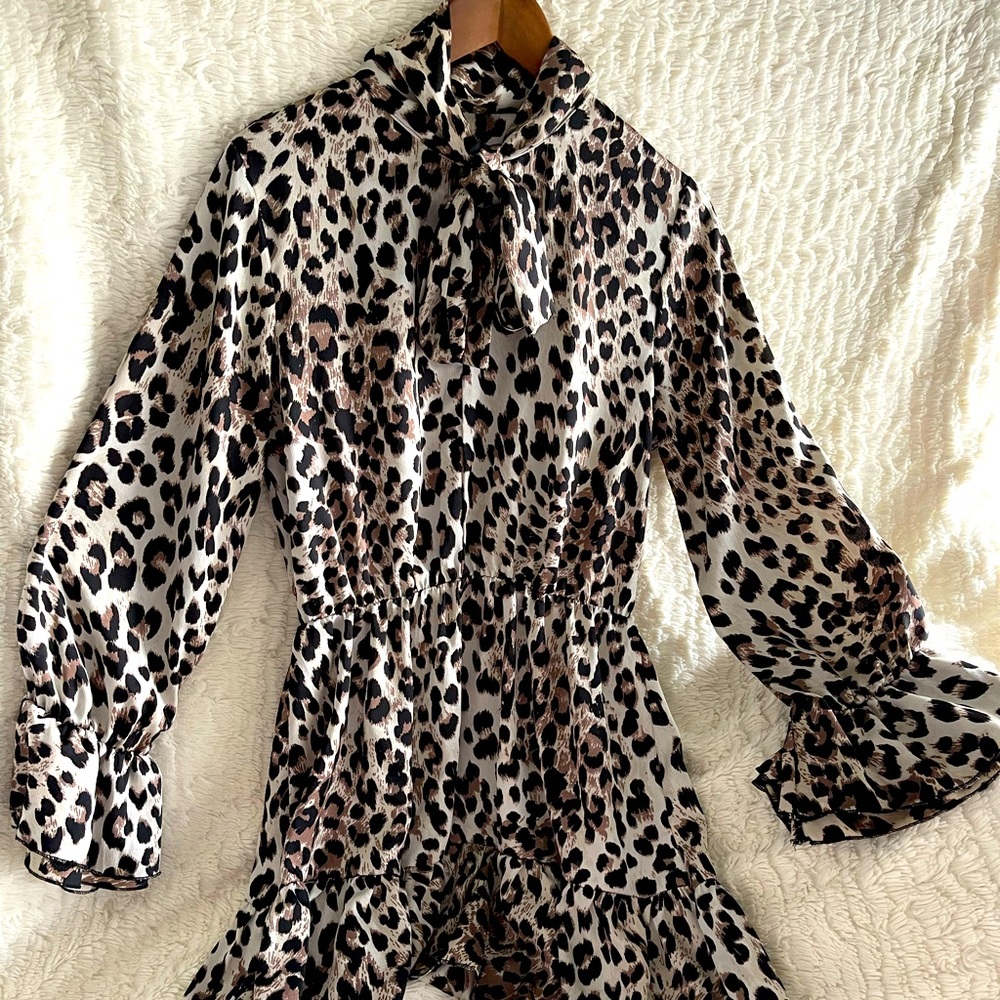 Leopard print dress